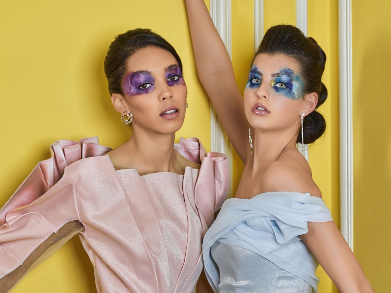Elegant Magazine editorial avant garde makeup 
