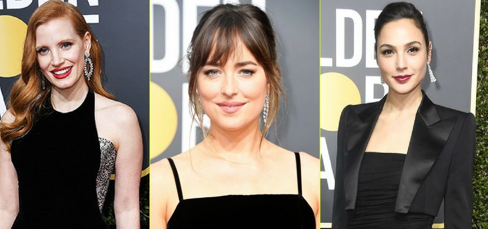 Celebrity Beauty Trends Golden Globes Red Carpet