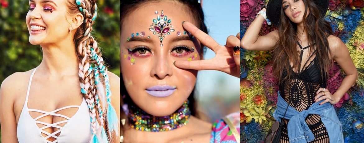 Fun & Sparkly Festival Makeup Tutorial for Coachella